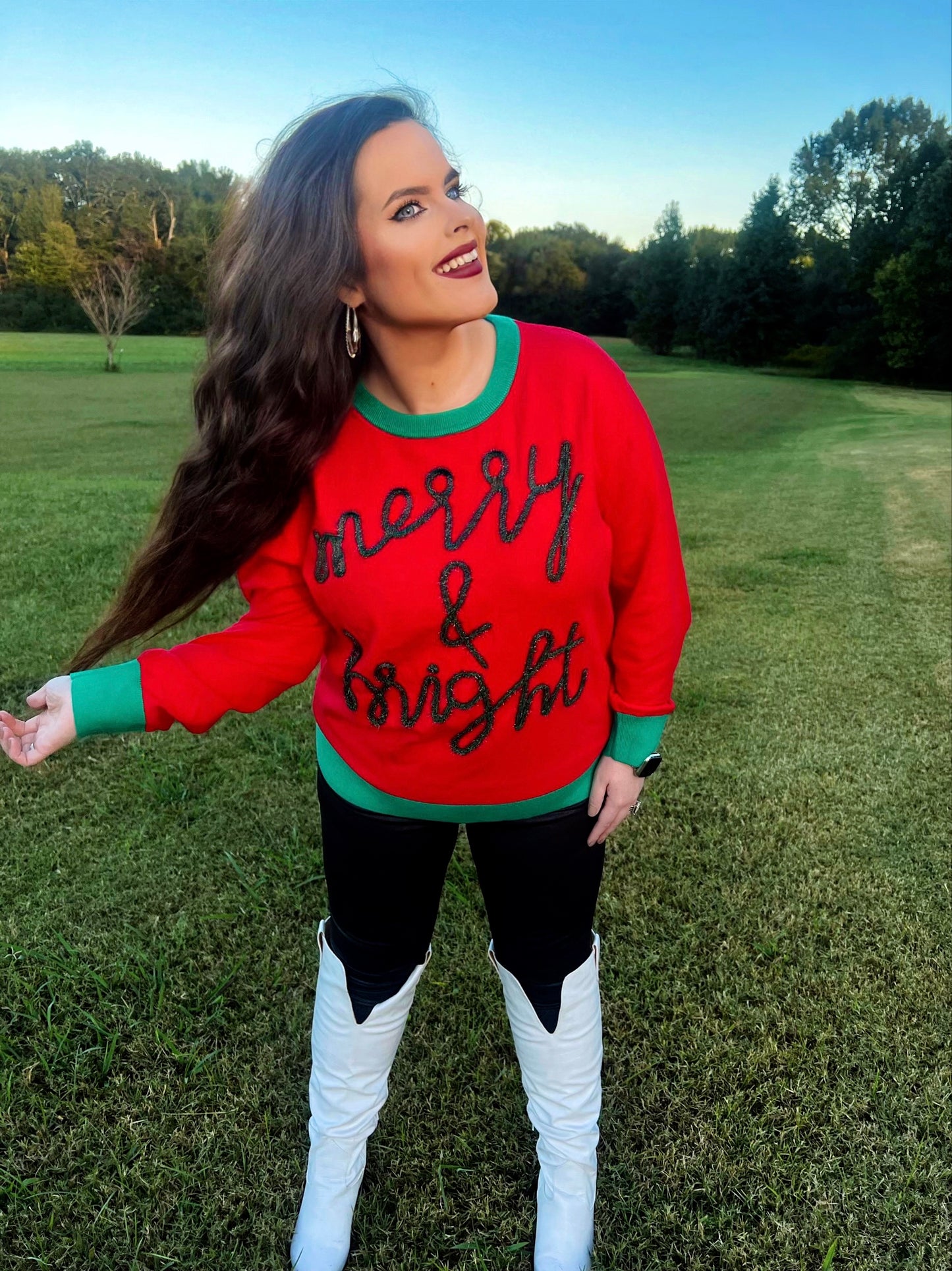 S-3X Merry & Bright Sweater