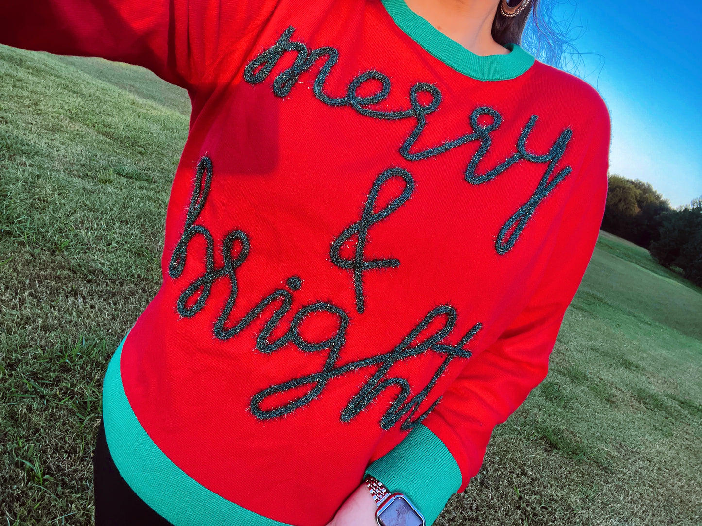 S-3X Merry & Bright Sweater