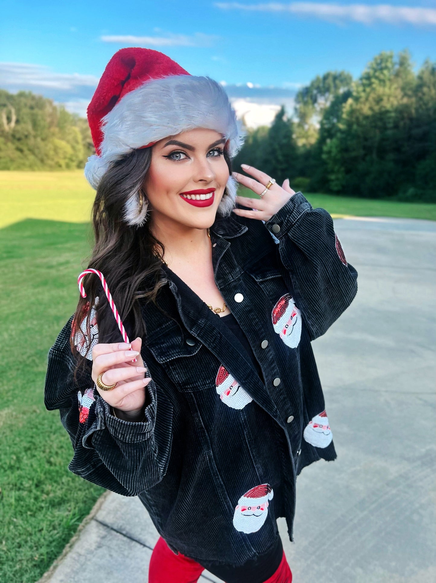 S-3X J. Lee Santa Sequin Shackets