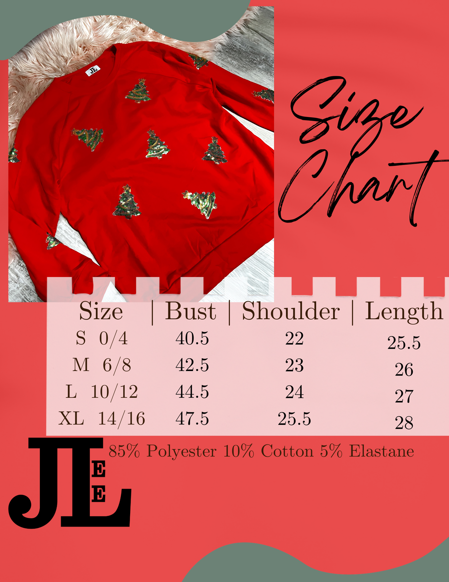 S-XL J. Lee Sequin Raglan Top