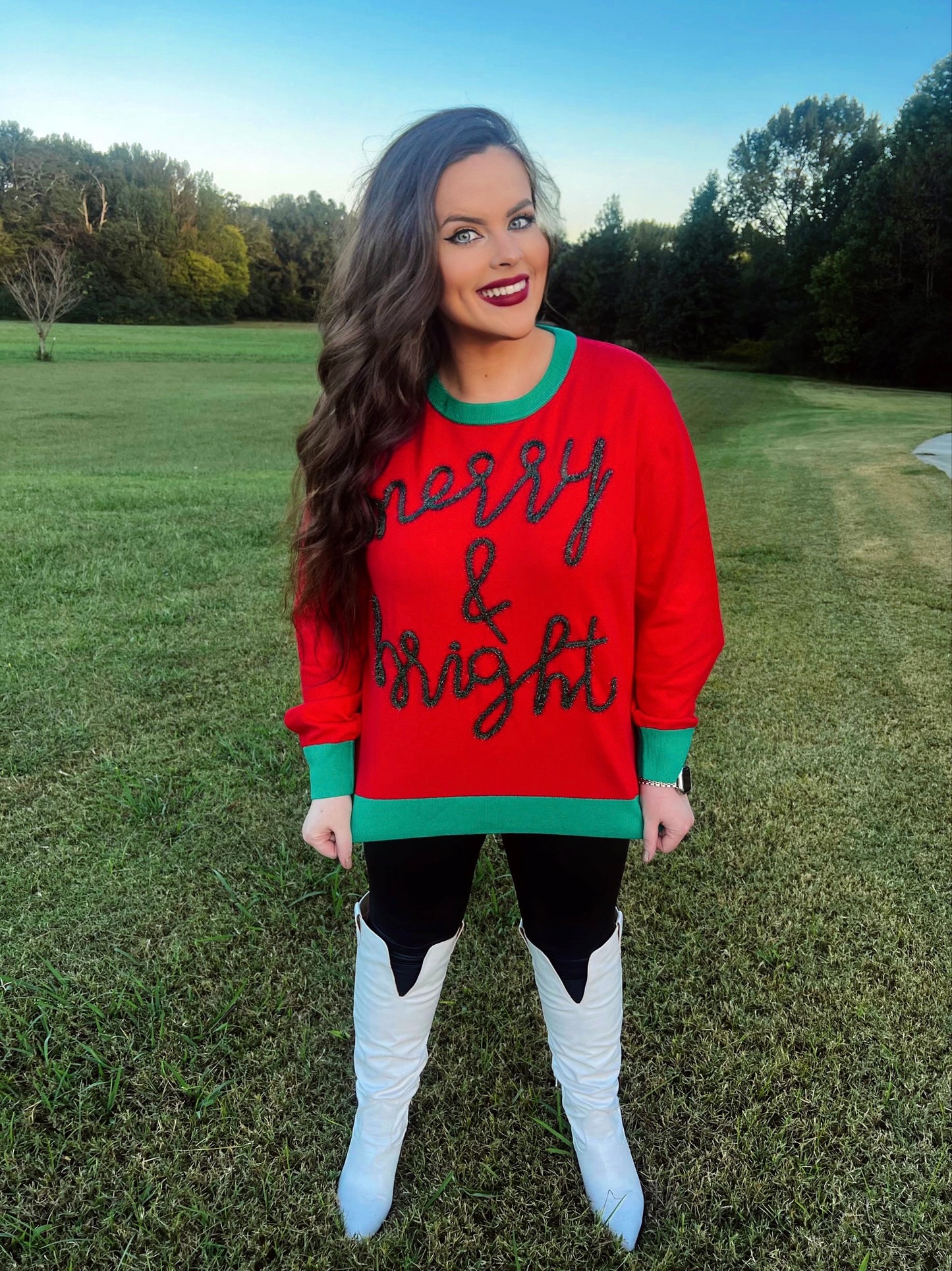 S-3X Merry & Bright Sweater