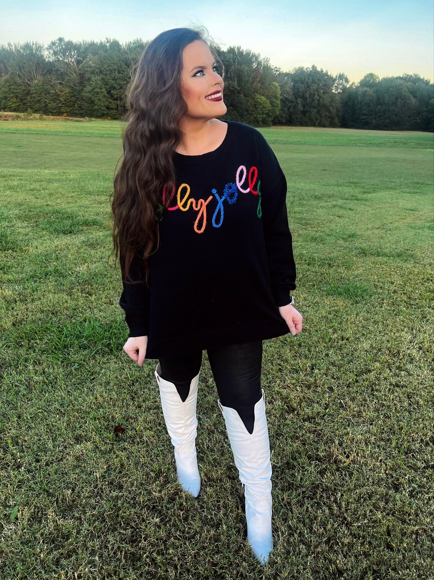 S-3X Holly Jolly Sweater