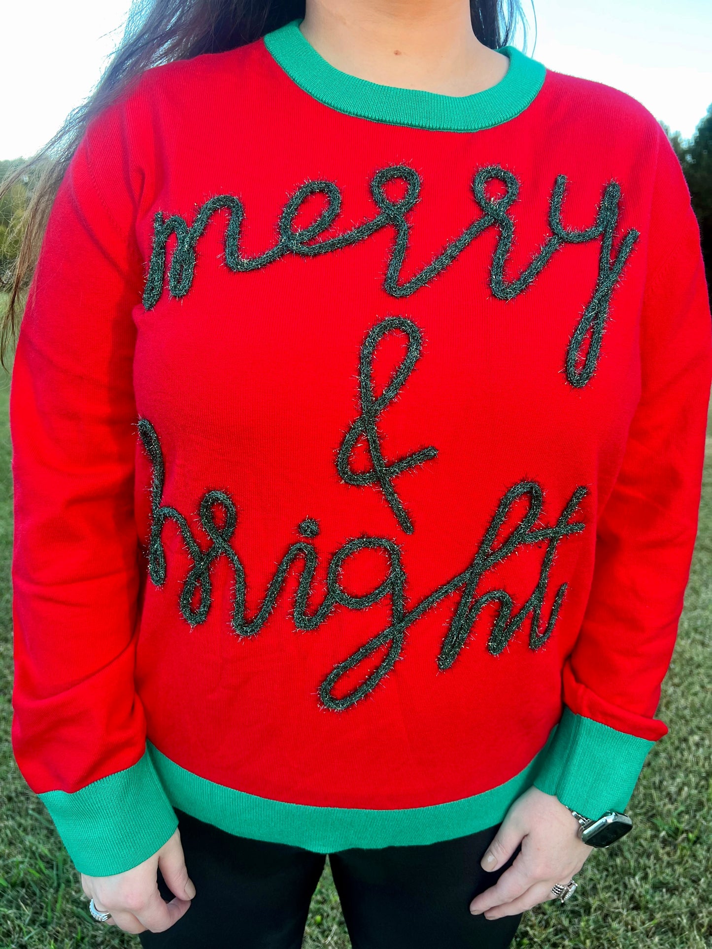 S-3X Merry & Bright Sweater