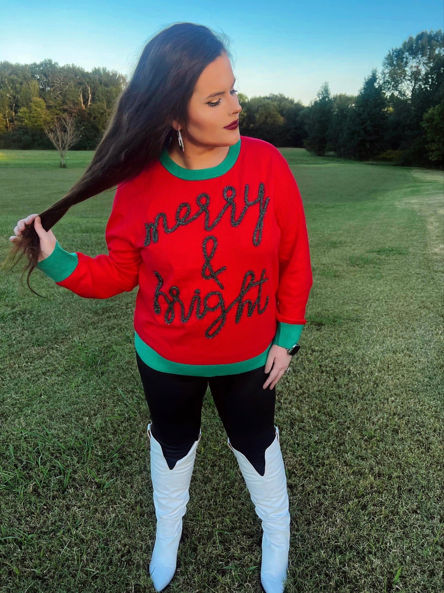 S-3X Merry & Bright Sweater