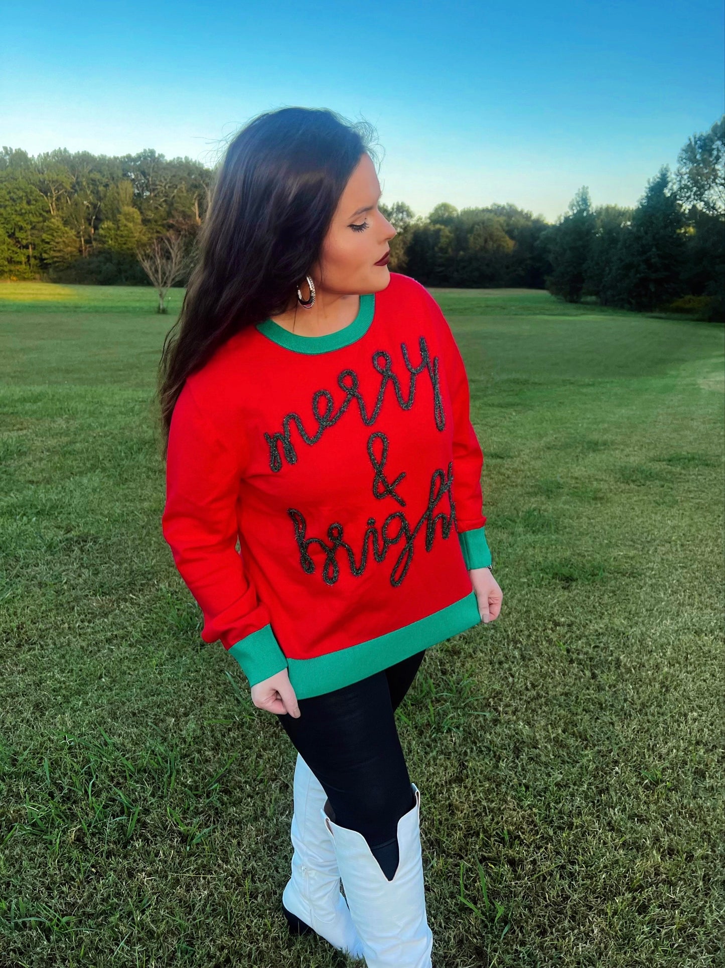 S-3X Merry & Bright Sweater