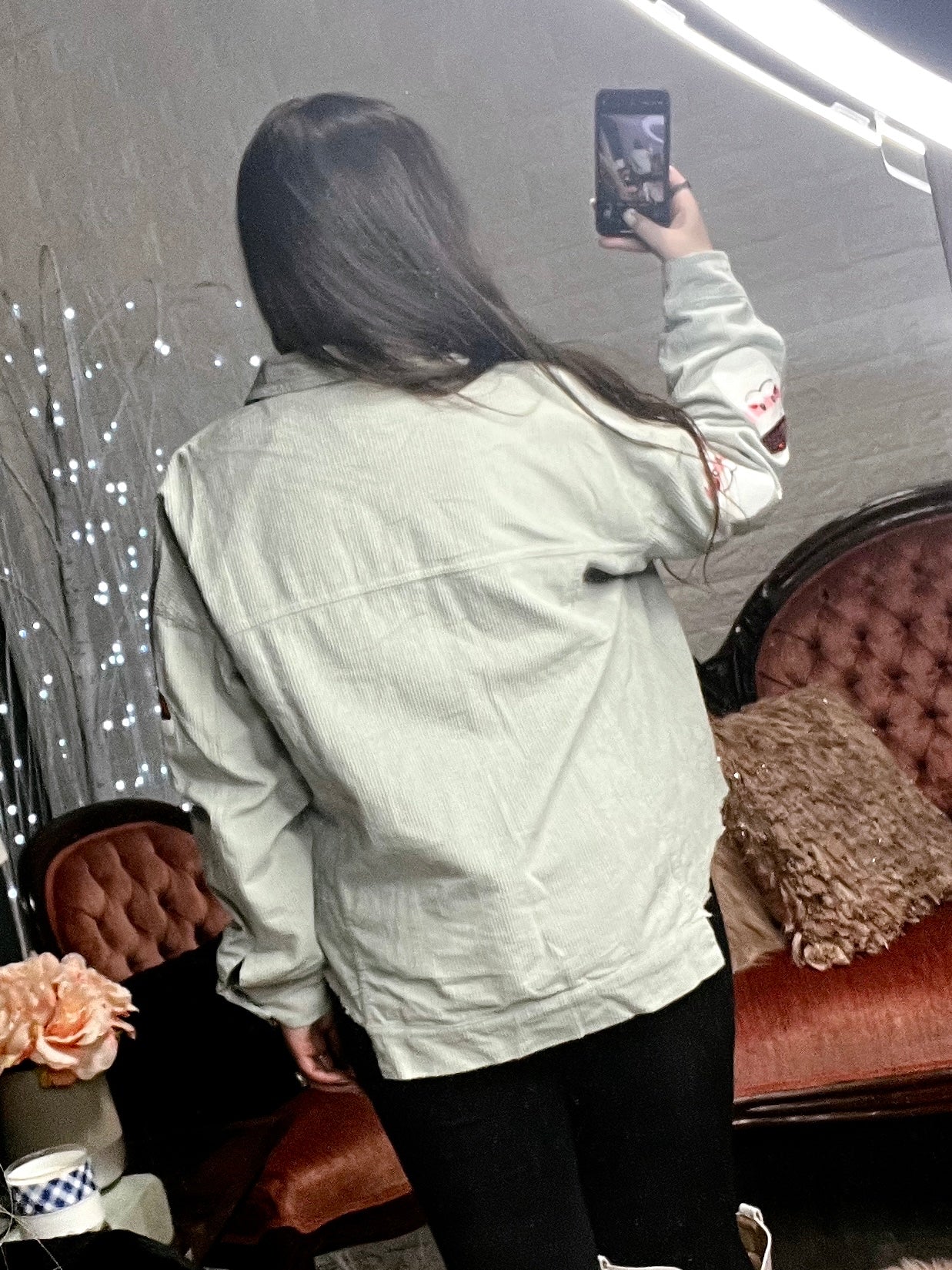 S-2X J. Lee Sequin Santa Shacket