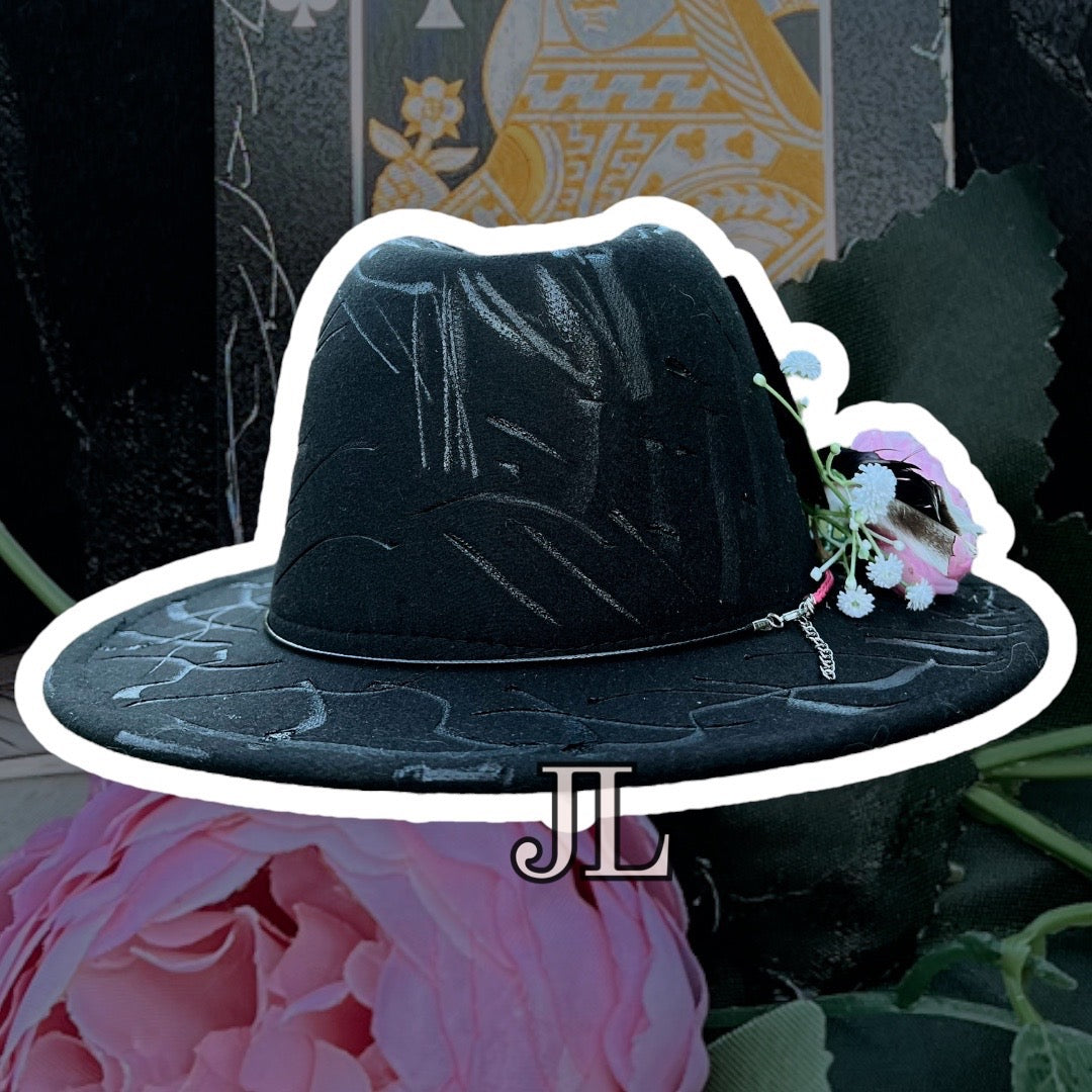 Custom Black Rancher Hat