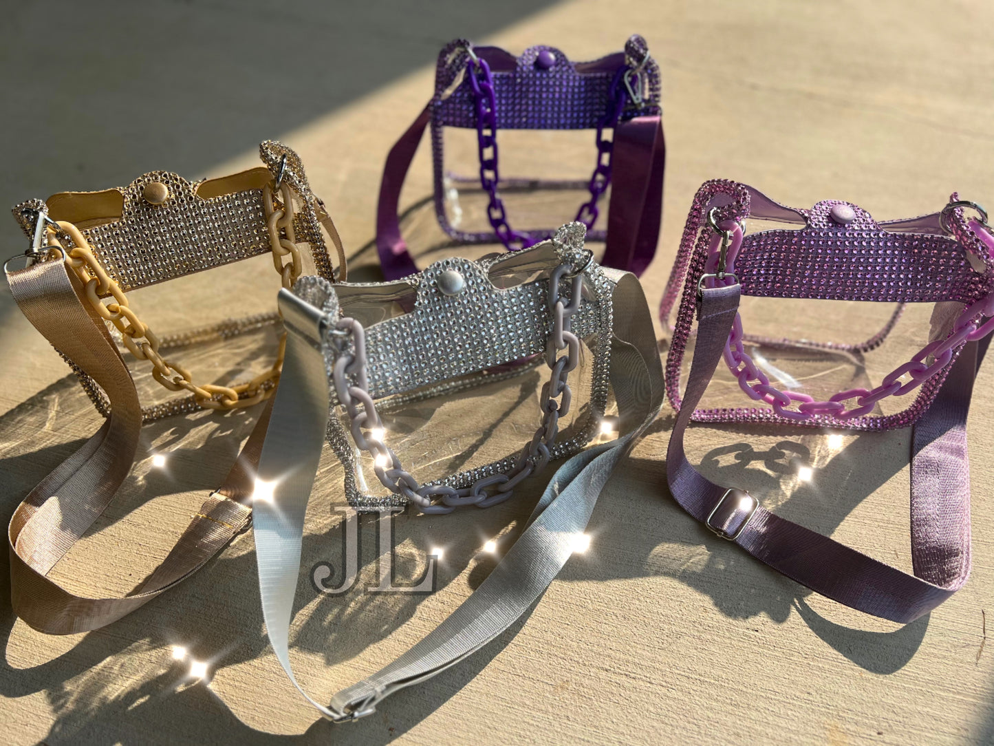 Rhinestone Clear Purses