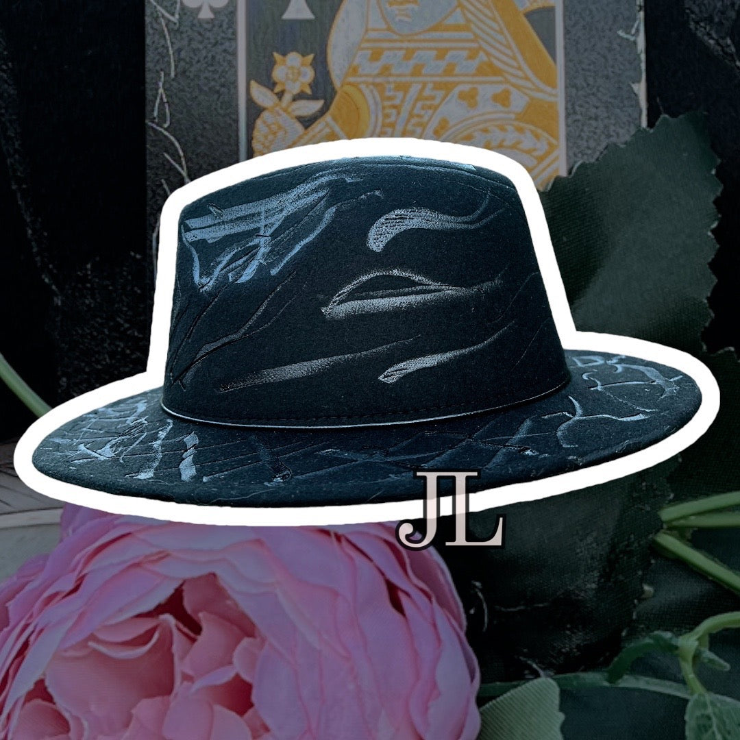 Custom Black Rancher Hat