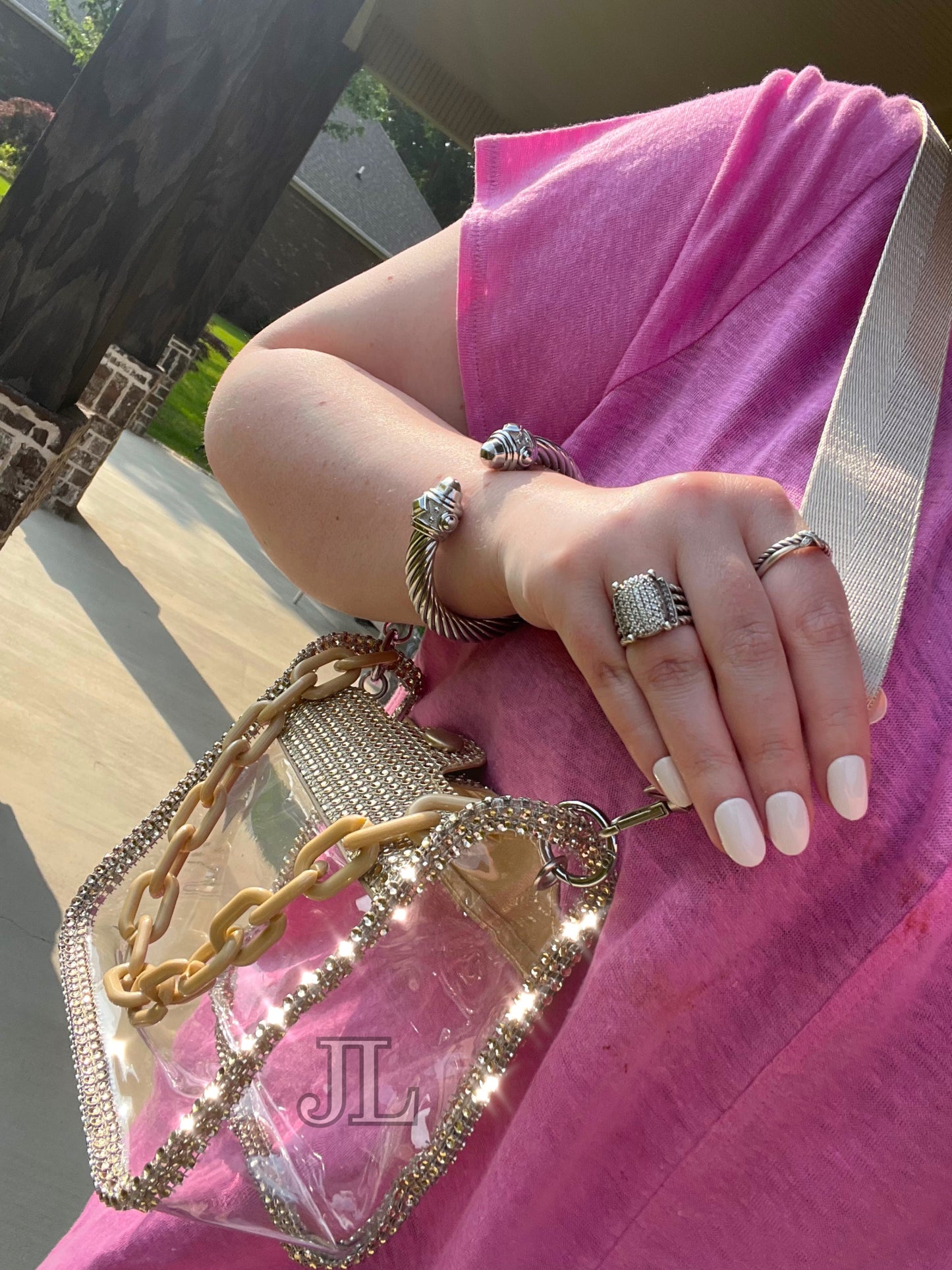 Rhinestone Clear Purses