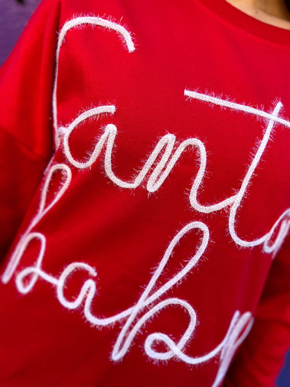 RTS Santa Baby Tinsel Sweatshirt