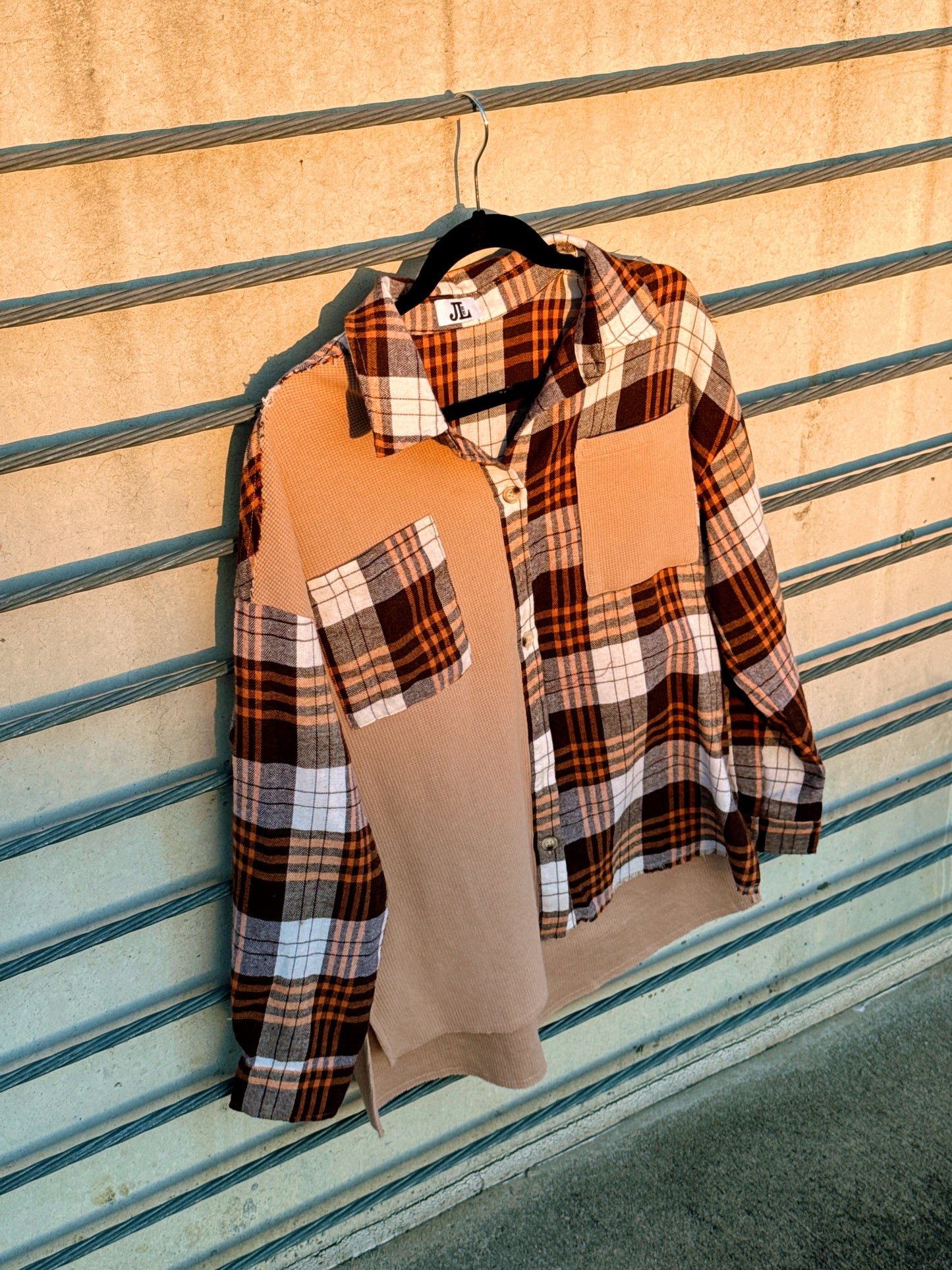 J. Lee Patchwork Plaid Shacket