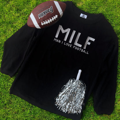 MILF Embroidered Corded Crew