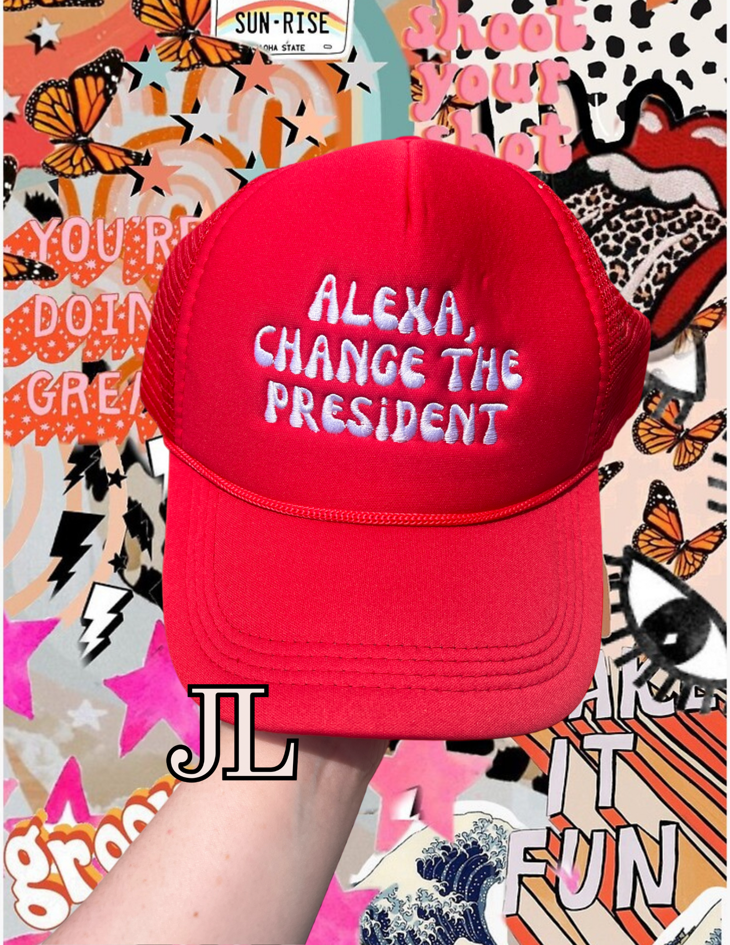 Change The President Custom Trucker Hat