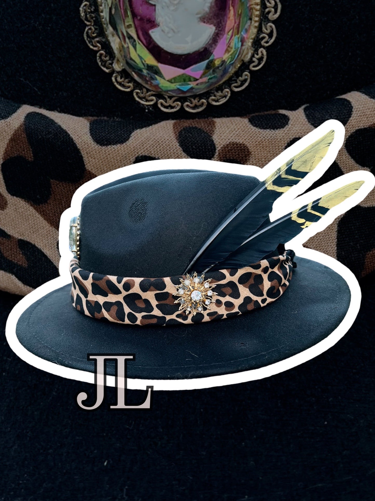 Custom Black Rancher Hat
