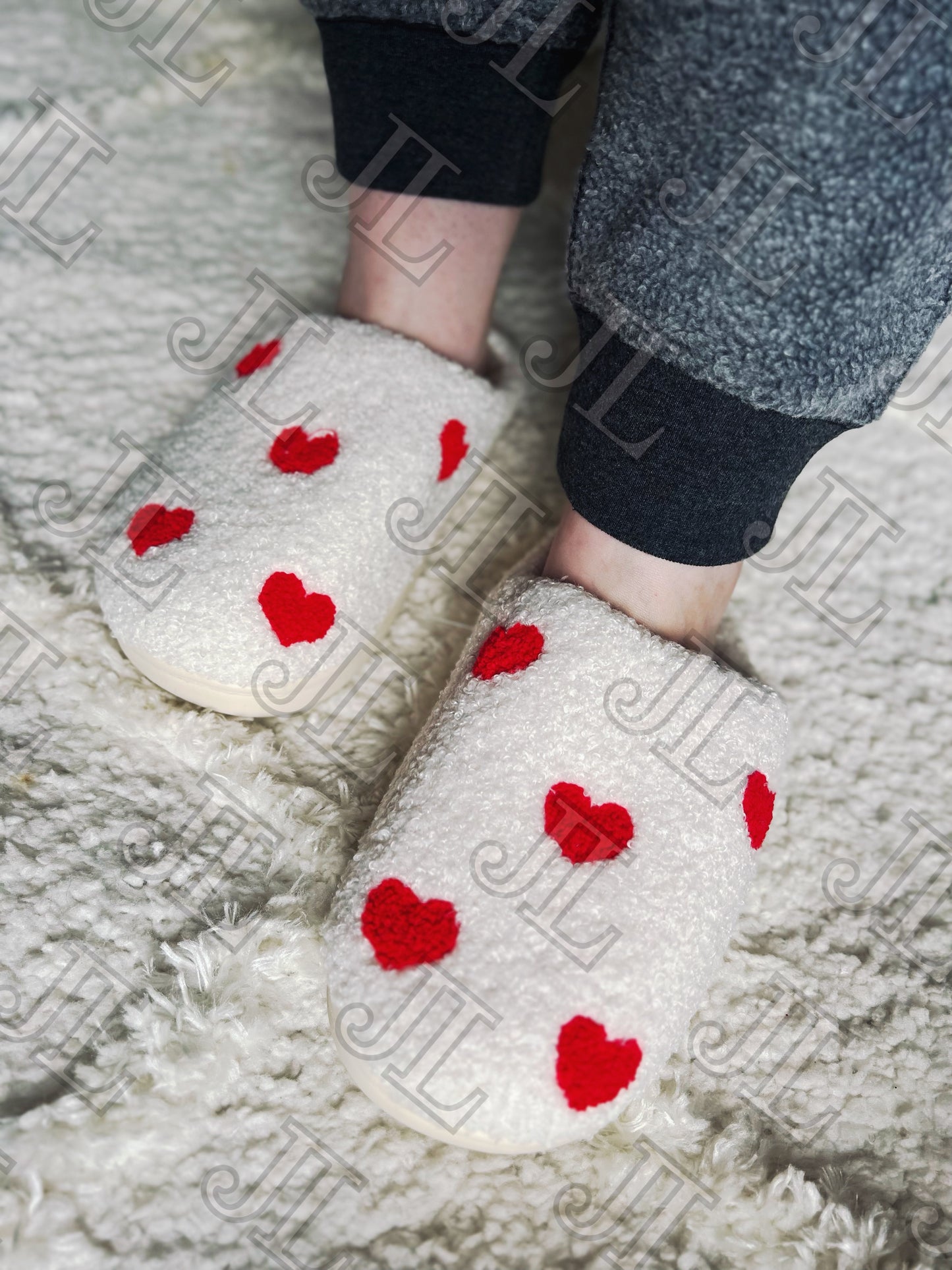 Red Heart Slippers
