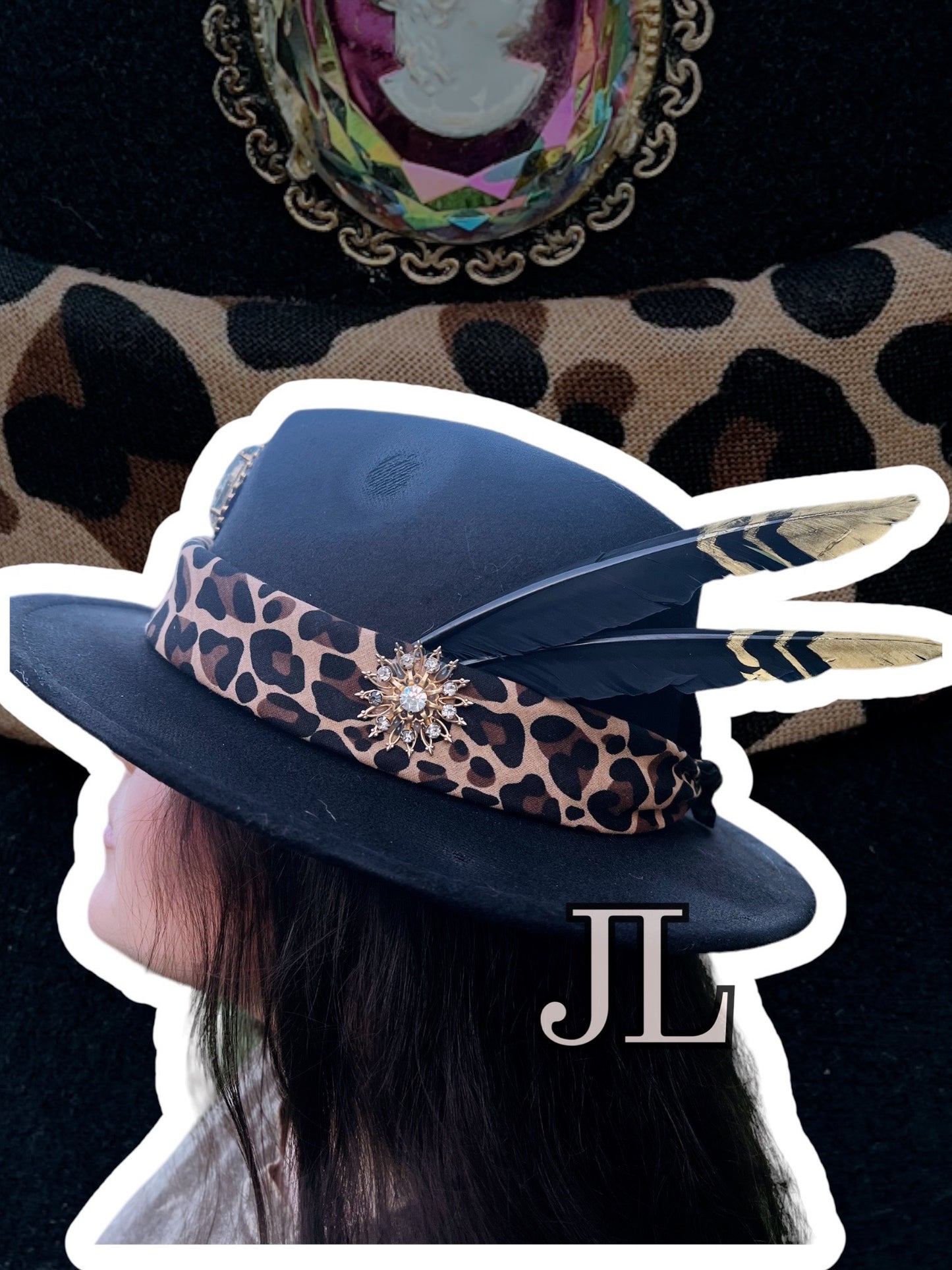 Custom Black Rancher Hat