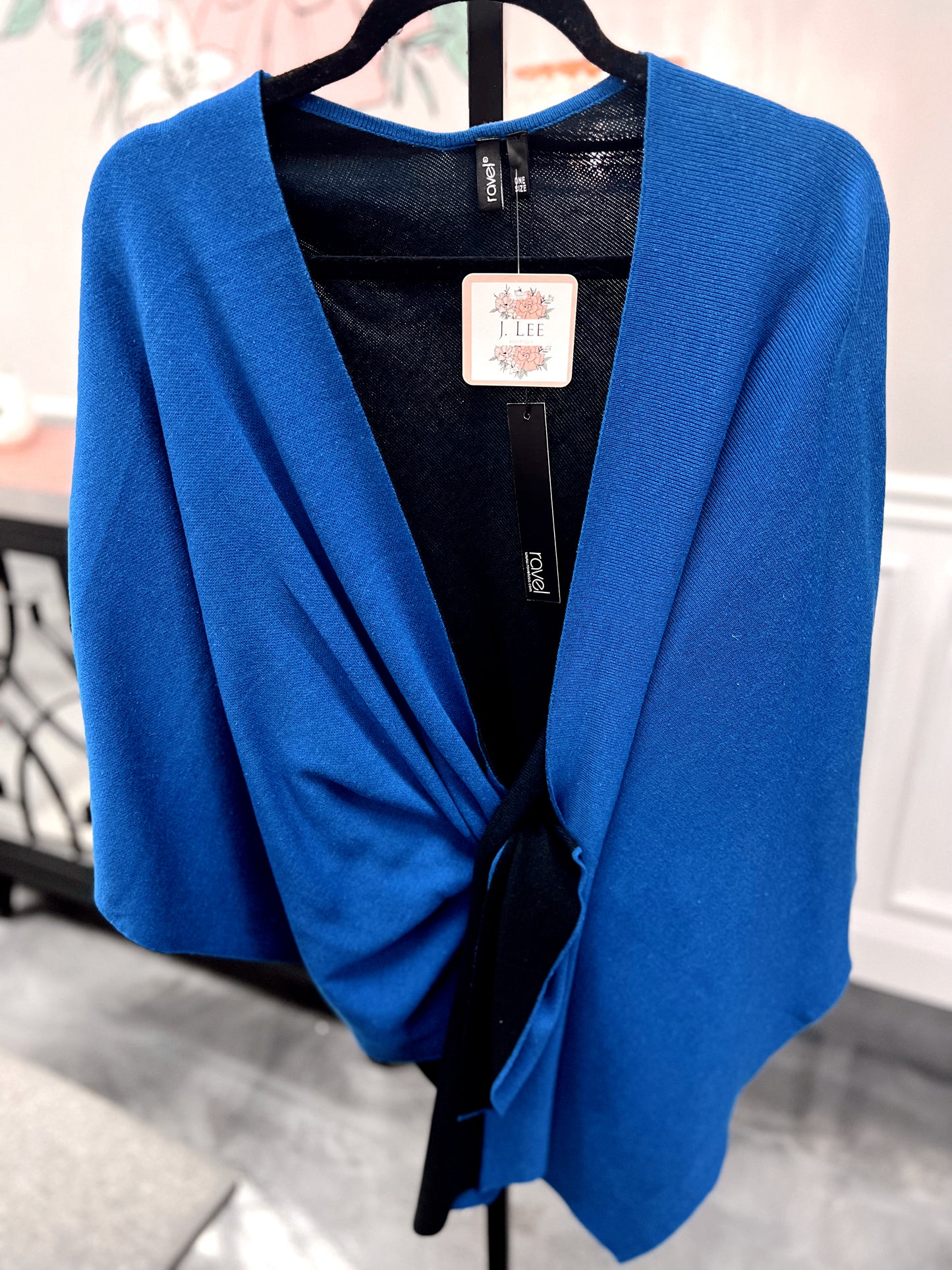 LUXE: ROYAL BLUE SHAWL